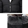 Gilet da donna Inverno piumino da donna giacca collo di pelliccia addensare famale cappotti caldi slim con cappuccio anatra lungo parka 230112