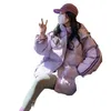 Chapeau de veste d'hiver des parkas pour femmes amovibles Épaissinet d'isolation froide rayure de couche plus taille 230112