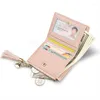 Wallets Women Cute Pink Pocket Purse Card Holder Tassel Wallet Lady Female Fashion Short Coin Burse Money Bag Bolsa Feminina Sac