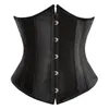 Bustiers Corsets Underbust Corset for Women Satin Lace Up Boned Bustier Top Dance Classic Daily Plus Size Corselete Sexy Gothic Party Club