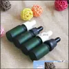 Packing Bottles 10Ml Reagent Eye Dropper Drop Amber Glass Aromatherapy Liquid Pipette Essential Oils Travel Pot Refillable 12Pcs Del Ot32O