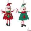 Julekorationer 2023 Ny gr￤ns￶verskridande s￶t Fairy Doll Tree Decoration Pendant Accessories Drop Delivery Home Garden Festive Par DH1V4