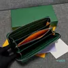 デザイナー - シングルジッパーウォレットファッションメンズ長い財布レザークレジットカードホルダーとコインZipper bag300q