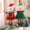 Julekorationer 2023 Ny gr￤ns￶verskridande s￶t Fairy Doll Tree Decoration Pendant Accessories Drop Delivery Home Garden Festive Par DH1V4