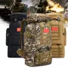 Utomhuspåsar Camping Vandring Bergsklättring Ryggsäck Militär Molle Camo Waterproof Tactical Bag Justerbar stor kapacitet