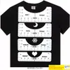 Syförfattningsverktyg 4st Tshirtjustering Guide Ruler för vägledande design Fashion Rulers med storlek Diagram Vuxen Youth Småbarnstillbehör