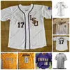 Jerseys Baseball Trikots Custom Baseball LSU Tigers College Baseball Trikots 17 DJ Lemahieu 8 Alex Bregman Aaron Nola Gausman Aaron Hill Eri