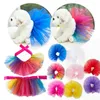 Hondenkleding garen rok huisdier prinses jurk zomer puppy tutu cosplay kleding zachte tule fel zijden voorraad voorraad