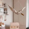 Decorative Figurines INS Creative Wall Hanging Swan Plush Stuffed Doll Fabric Bedroom Nursery Room Decor Ornaments Baby Soothing Pillow