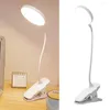 Lampes de table Col de cygne flexible Chevet Dortoir Contrôle tactile Gradation Étude LED Lampe de bureau Alimenté par USB 2 Modes d'éclairage Lecture Chambre