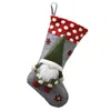 Christmas Decorations New Year Stocking Sack Xmas Gift Candy Bag Noel For Home Natal Navidad Sock Tree Decor1 Drop Delivery Garden F Dh0Ac