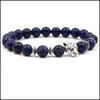 Bedelarmbanden natuursteen lapis lazi armband kralen reiki genezing meditatie energie heren druppel levering sieraden dhcra