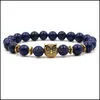 Bedelarmbanden natuursteen lapis lazi armband kralen reiki genezing meditatie energie heren druppel levering sieraden dhcra