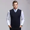 Pulls pour hommes 2023 Mode Trui pour hommes Gilet Slim Fit Jumpers Breien Chaud Hiver Style Coréen Vêtements de sport Mâle