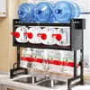 Dish Racks Cabinet Deur gootsteen aanrecht opslag met organizer keuken multifunctionele wasmachine afvoer 230111