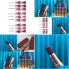 Lipstick Top Quality Brand Matte Revolution Luminous Modernmatte Longlasting 9 Color Drop Delivery Health Beauty Makeup Lips Dhb08