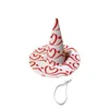 Hundkläder Tyg Valentine Day Pets Hats Justerbara tredimensionell design Hjärtformad tryckt mössa för kattfåglar Snakes hundar