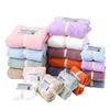 Towel Coral Fleece Absorbent Hair Swimming Face Hand Bath Sets Microfibre Towels Bathroom Microfiber Home Textile