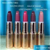 Lipstick Top Quality Brand Matte Revolution Luminous Modernmatte Longlasting 9 Color Drop Delivery Health Beauty Makeup Lips Dhb08