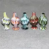 Narguilés 25mmOD Verre Bubble Carb Cap Heady Caps Pour Bord Biseauté Quartz Banger Nails Dab Rigs Ash Catchers