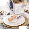 Derees borden 6 stks goud ronde 13 plastic lader plaatladers voor feestdiner bruiloft elegant decor plaats instelling 6 druppel dhyga