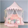 Crib Netting Baby Mosquito Net Bed Luifel Play Tent voor kinderen Kinderen Huis Gordijn Slaapkamer Girl Prinses Decoratie Room Drop deliv DHJ3X