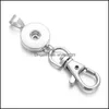 Key Rings Noosa Chunks Snap Button Pendant Jewelry 12Mm 18Mm Buttons Chains Keys Ring For Men Wome Drop Delivery Dhexk