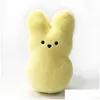 Party Favor Easter Gifts 15Cm Peep Stuffed Plush Toy Bunny Rabbit Mini For Kids 0103 Drop Delivery Home Garden Festive Supplies Event Dh1Rf