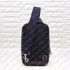 Sırt Çantası Göğüs Çantası Hakiki deri Erkek Erkek Crossbody Çanta Erkekler Tek Omuz Askısı Günlük Seyahat Çantaları Seri Numarası Tarih Kodu bumbag