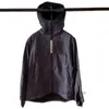 Jaquetas com capuz masculino 23SS CP Cardigã de tempestade solto Cardigan sobretudo da moda com capuz zip ladeado de casaco lineado Men Jacket 12