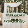 Decorative Flowers Artificial Silk Fake Garland Peony Plants Vine Hanging For Wedding Home Party Garden Craft Arch Decor