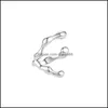 밴드 링 925 Sier Irregar Twist Ring 여성 간단한 독특한 디자인 감각 부드러운 트렌드 패션 파티 부부 DROP DEVIRAL JEWLLY OTTFL