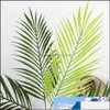 Decoratieve bloemen kransen kunstmatige varen planten plastic tropische palmbomen bladeren vertakking huis tuin decoratie p oography weddin othzg