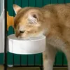 ドッグボウルフィーダー猫ケージぶら下がっている自動飲料噴水給施設大容量子犬のウサギ摂食ボウル水飲み物ペット用品230111