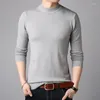 Men's Sweaters Men Sweater Autumn Fashion Casual Korean Slim Solid Color Man Half Turtle-neck Bottoming 6Colors