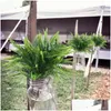 Decorative Flowers Wreaths Artificial Boston Fern Plants Bushes Shrubs Greenery For House Plastic Garden Office Decor1 Drop Delive Dhiul