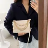 Borse da sera Fashion Girl Cute Handbag Piccolo regalo 2023 Versione coreana Catene Borsa a tracolla da donna Cross Body da donna Blu