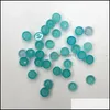 Pierre 4 mm à dos plat quartz cabochons ronds en vrac perles de chakras pour la fabrication de bijoux cristal de guérison vente en gros livraison directe Dhawo