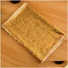 Ładownik stołowy 30x275 cm złota sier cekinowa tkanina błyszcząca bling do dekoracji przyjęcia weselnego dostarcza obrus BH3251 DBC Drop D Dh4zs