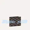 Luxury Mini Short Walls Card Holders Coin Purses äkta läderdesigners kort Kvinnor Mens Key Pouch Credit Card Wallet 265p