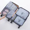 7 pezzi Set di borse da viaggio per vestiti Tidy Organizer Armadio Valigia Custodia da viaggio Borsa da viaggio Custodia per scarpe Borsa da imballaggio per cubi FSTLY49