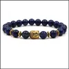 Bedelarmbanden natuursteen lapis lazi armband kralen reiki genezing meditatie energie heren druppel levering sieraden dhcra