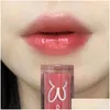 Lip Gloss Pink Tube Glossy Glaze Waterproof Transparent Lipstick Moisturizing Oil Sexy Red Tint Makeuplip Drop Delivery Health Beaut Dhnoj