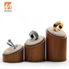 Storage Boxes & Bins Solid Wood Jewelry Display Rack Ring With Microfiber Stand Cabinet 3 Pcs/set