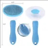 Dog Grooming Hair Removal Comb Brush Stainless Steel Cats Combs Matic Nonslip Brushs For Cleaning Supplies Drop Delivery Home Garden Otvbx