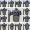 2023 S-6XL New Baseball Jersey 99 Aaron 27 Giancarlo Judge Stanton 2 Derek 3 Babe Jeter Ruth 7 Mickey 48 Anthony Mantle Rizzo Blank Chanvre gris fil Jersey Personnalisé