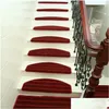 Carpets Modern Stripes Stairs Mat Adhesive Carpet Stair Treads Nonslip Staircase Rug Er Protection 15Pcs1 Drop Delivery Home Garden T Dhcu9