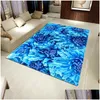 Carpets 2021 Rose Carpet 3D Mat For Living Room Flower Rug Bathroom Antislip Absorb Kitchen Home Decor Doormat Custom Drop Delivery Dhegi