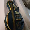 6 Strings Relic Matte Black Cross Electric Guitar com captadores EMG Rosewood Artlebond personalizável