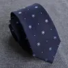 BOW Ties Brand Fashion 7 CM полосатый галстук для мужчин Формальный бизнес -галстук годовщина. Случайный мужской подарка Gravata с коробкой